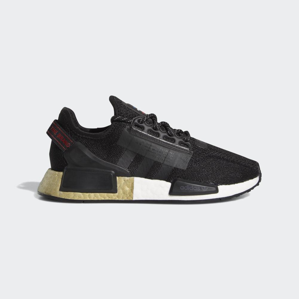 Originals Adidas NMD_R1 V2 Baieti Romania - Negrii/Aurii Metal FW8048